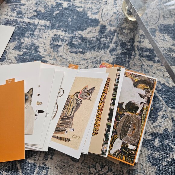 100 cat cards from 10 different artists - Picture 4 of 7